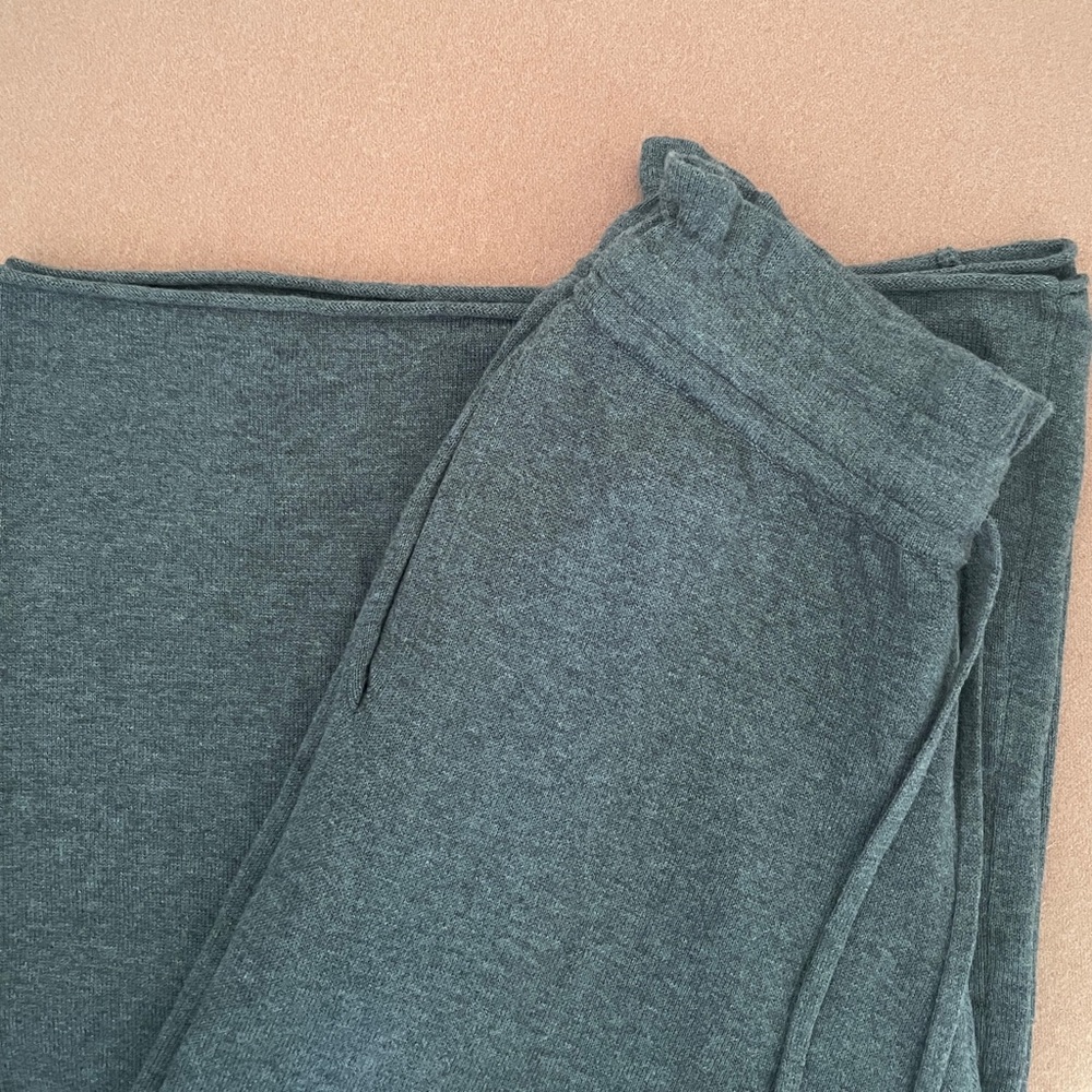 LUNYA COZY COTTON SILK RELAXED WIDE LEG LOUNGEWEAR PANT - NEW - Picture 14 of 14